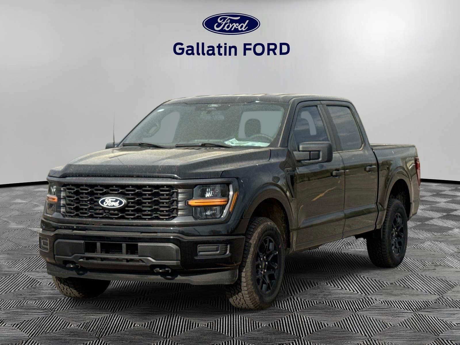 Agate Black Metallic 2026 Ford F-150 STX 4dr SuperCrew 4WD Pickup Truck Four-Wheel Drive Automatic