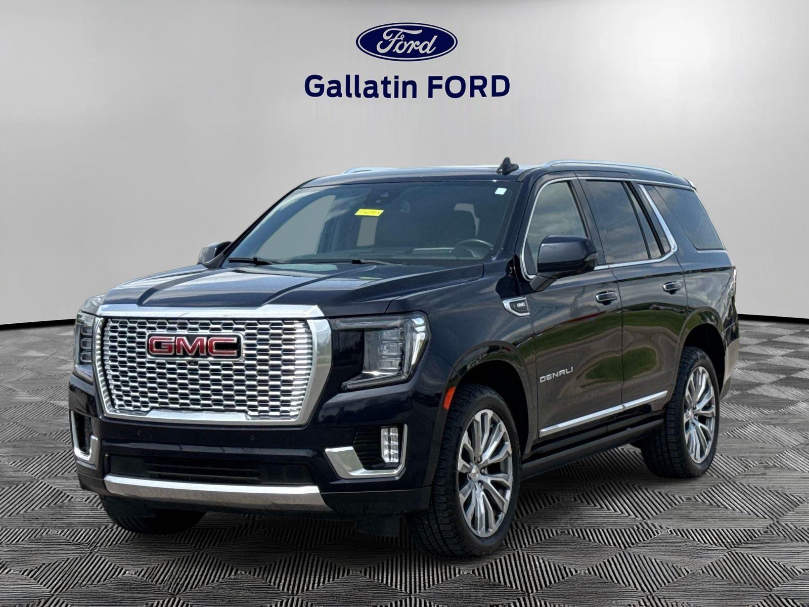 Midnight Blue Metallic 2023 GMC Yukon Denali RWD SUV / Crossover 4X2 Automatic