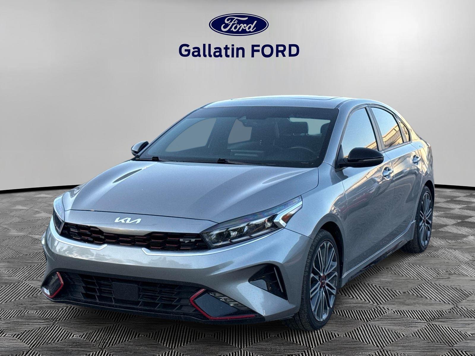 Aurora Black 2023 Kia Forte GT FWD Sedan Front-Wheel Drive Automatic