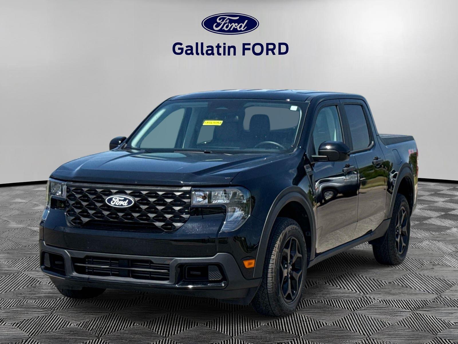 Shadow Black 2025 Ford Maverick XLT SuperCrew AWD Pickup Truck All-Wheel Drive Continuously Variable Transmission