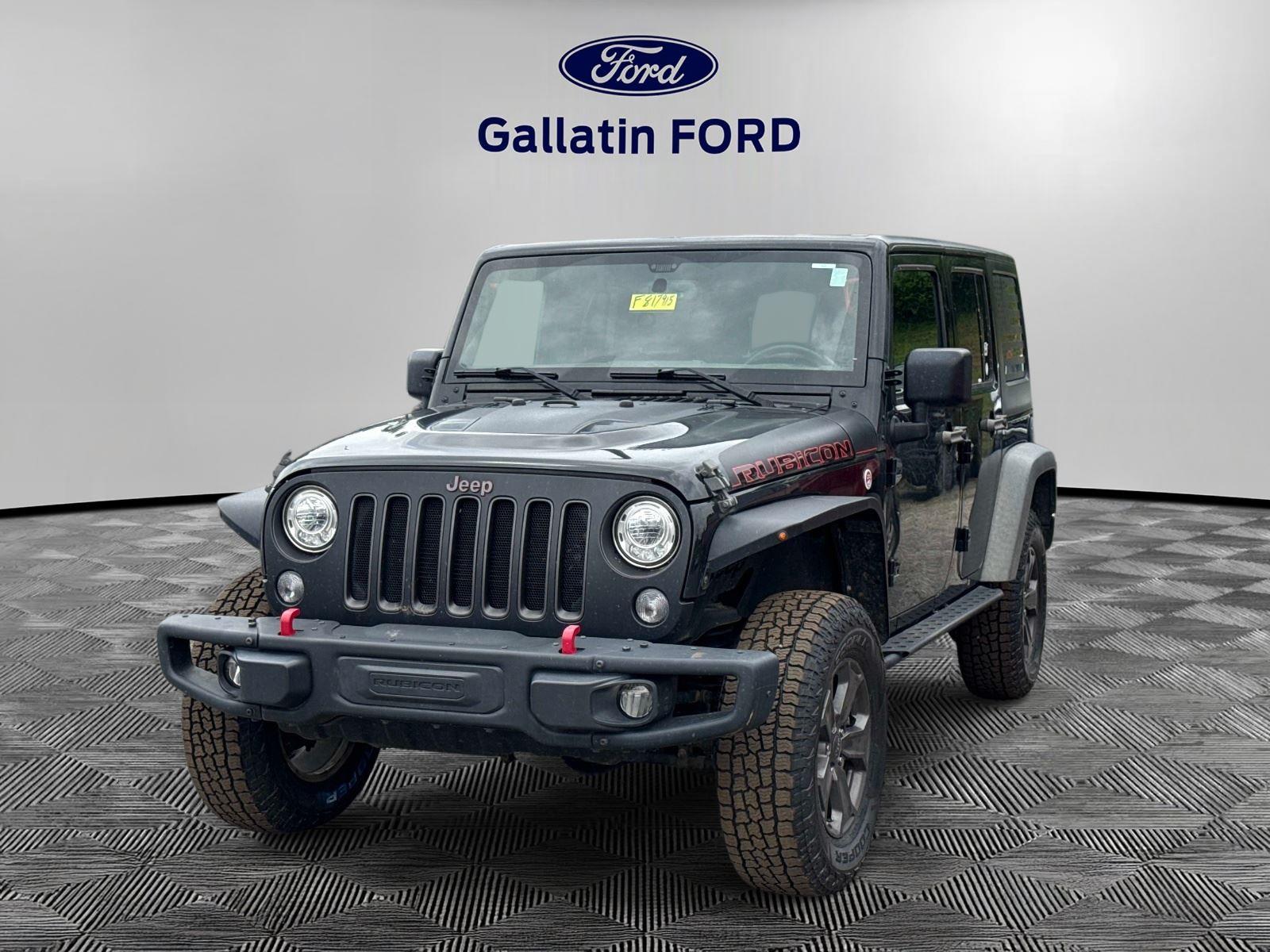 Black Clearcoat 2018 Jeep Wrangler JK Unlimited Rubicon Recon 4WD SUV / Crossover Four-Wheel Drive 5-Speed Automatic