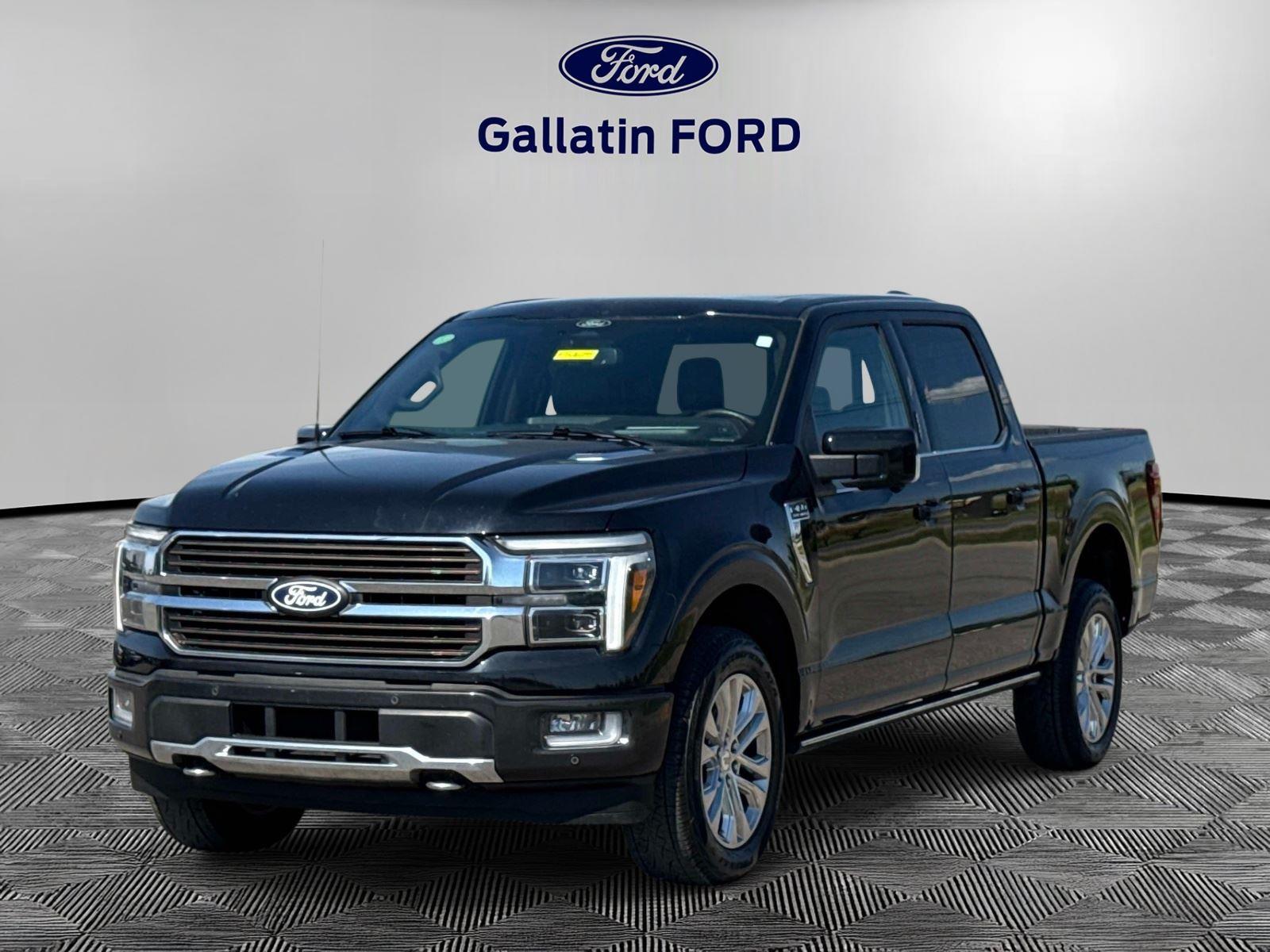 Agate Black Metallic 2024 Ford F-150 Pickup Truck Four-Wheel Drive Automatic
