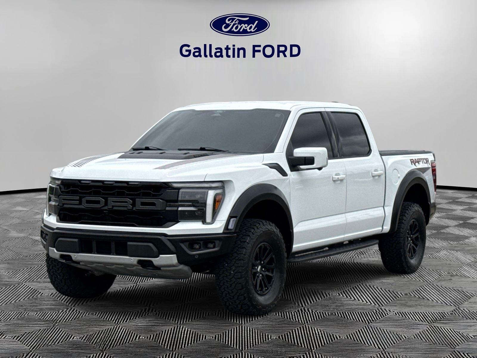 Oxford White 2025 Ford F-150 Raptor SuperCrew 4WD Pickup Truck Four-Wheel Drive Automatic