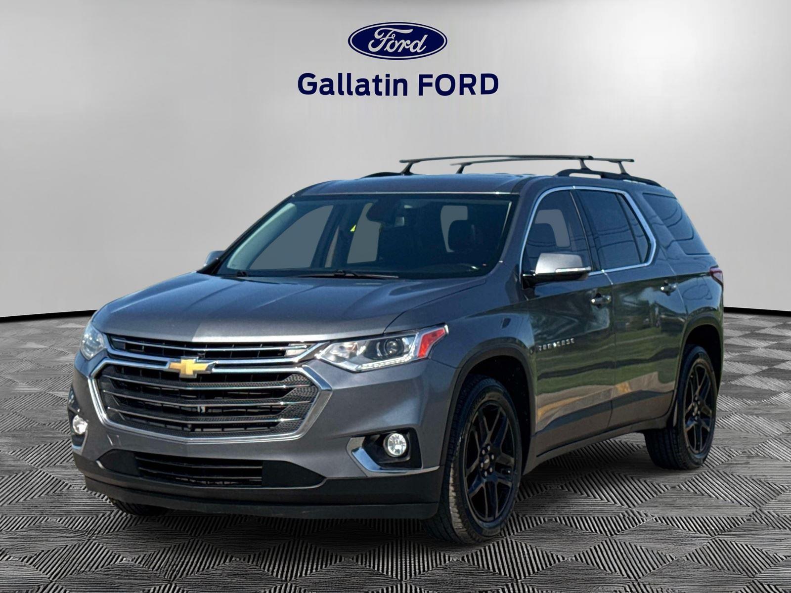 Gray (Satin Steel Metallic) 2019 Chevrolet Traverse LT Leather FWD SUV / Crossover Front-Wheel Drive 9-Speed Automatic