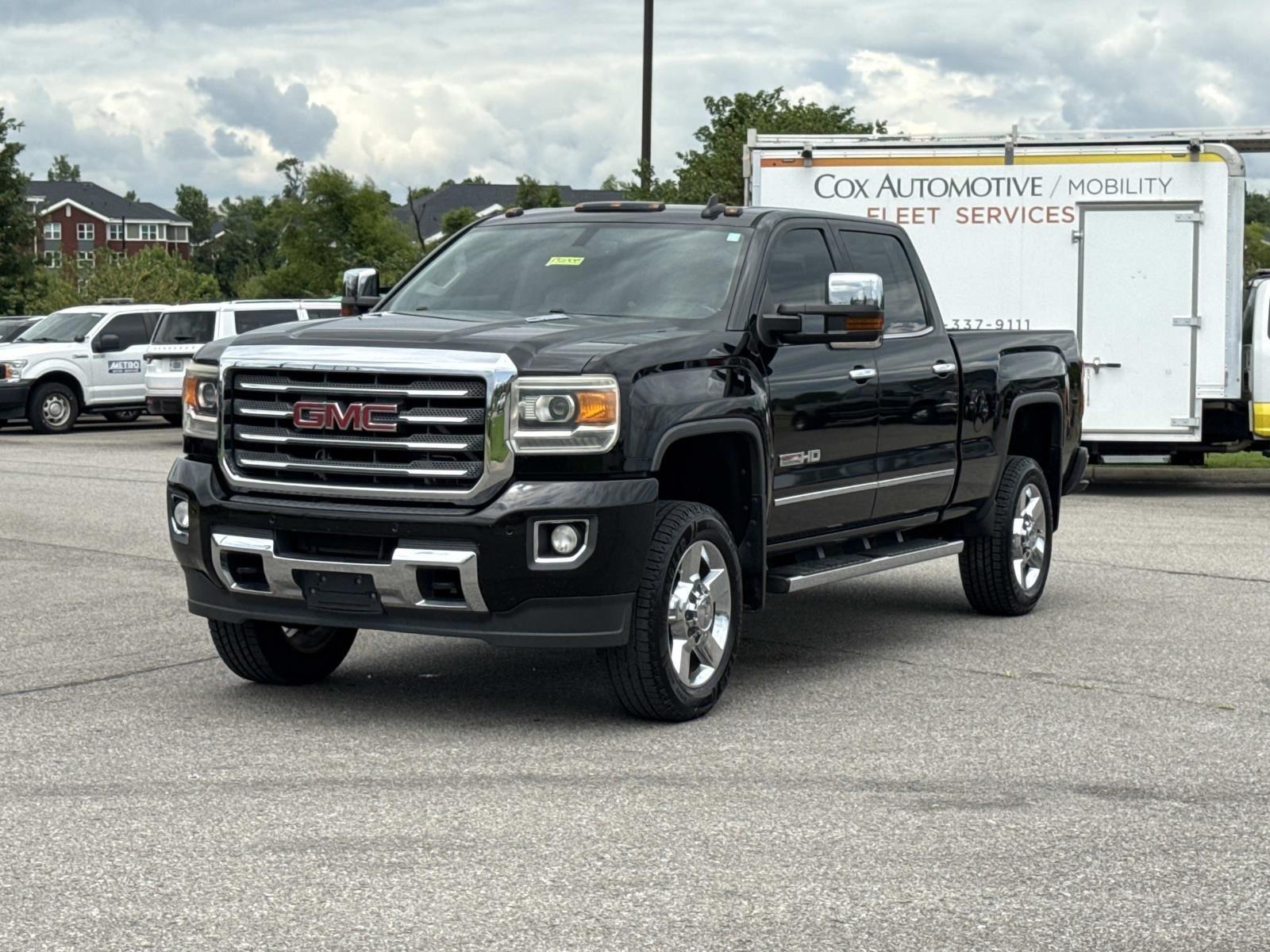 Onyx Black 2015 GMC Sierra 2500HD Pickup Truck Four-Wheel Drive 6-Speed Automatic