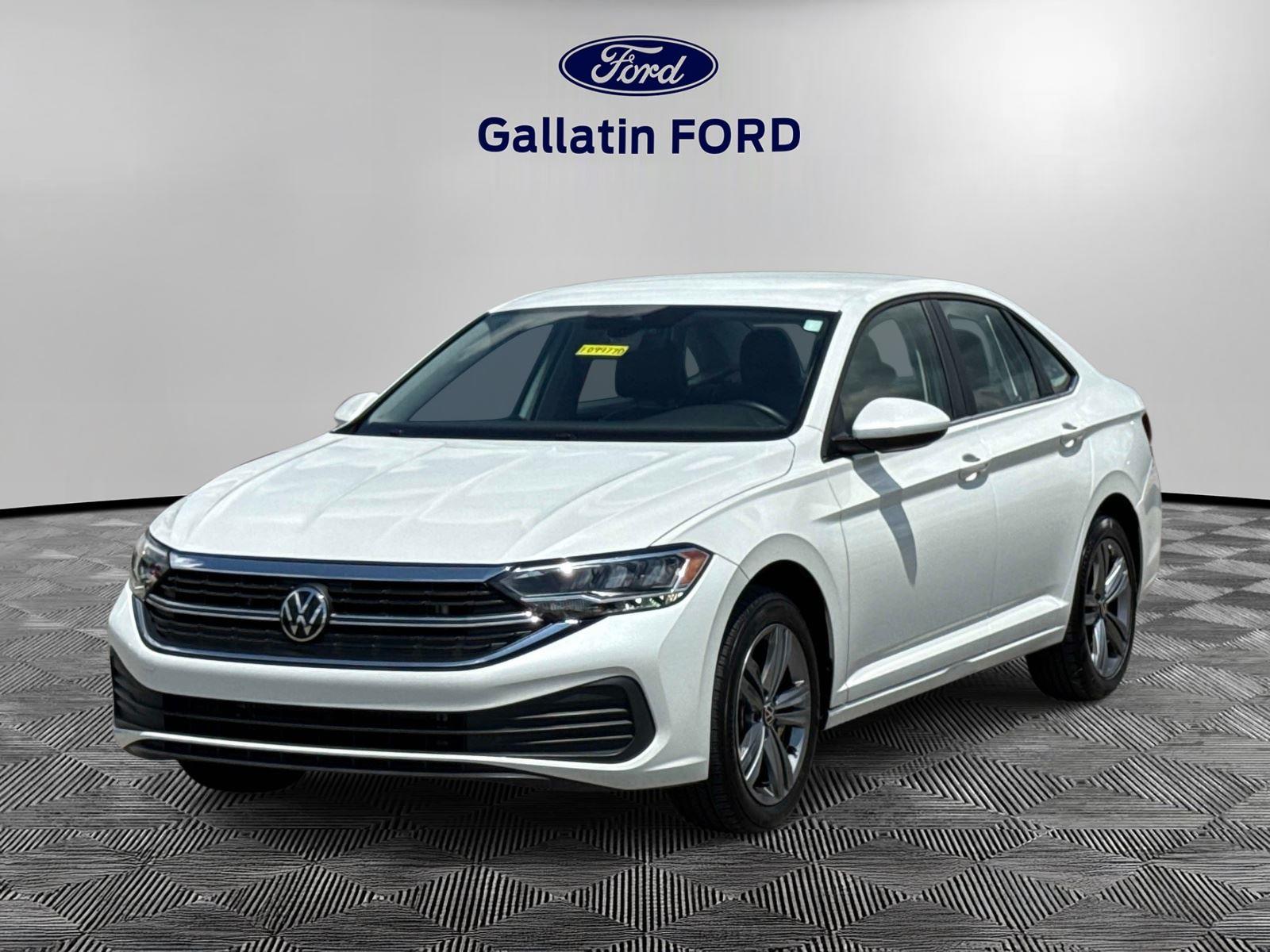 Opal White Pearl 2024 Volkswagen Jetta Sedan Front-Wheel Drive Automatic
