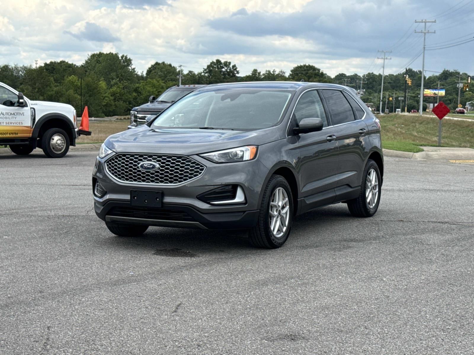 Carbonized Gray Metallic 2024 Ford Edge SUV / Crossover All-Wheel Drive 8-Speed Automatic