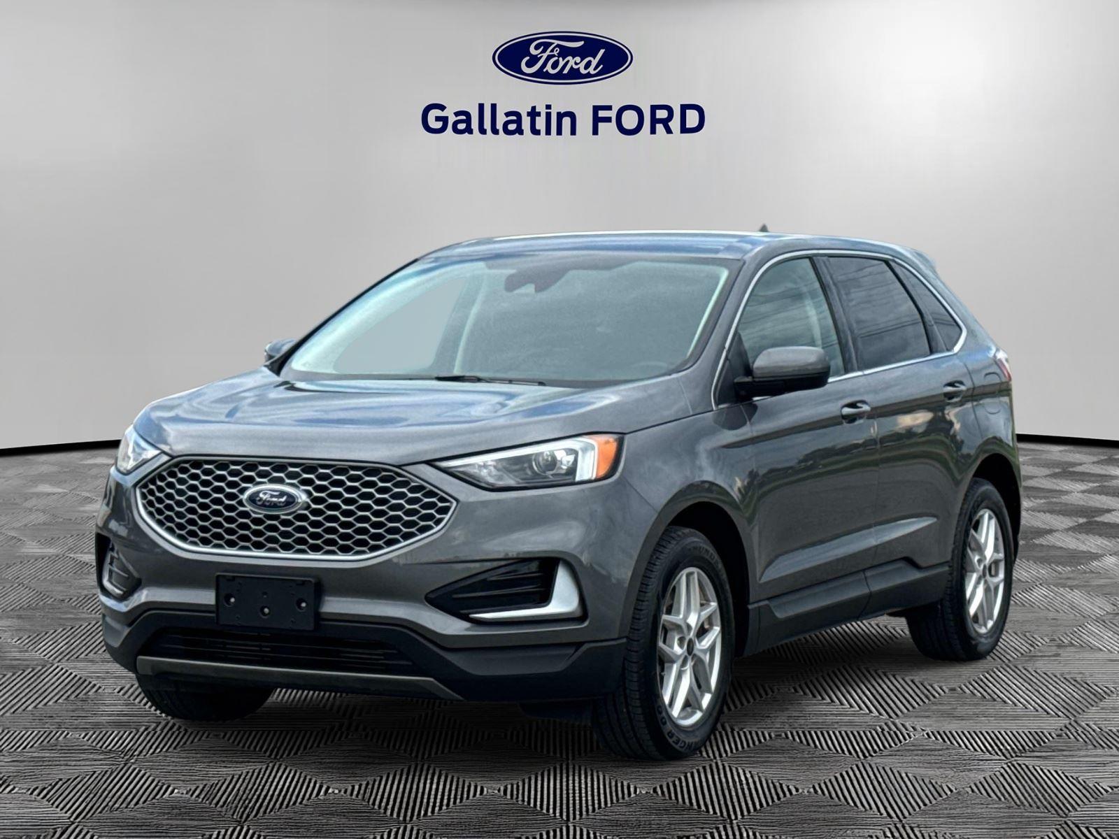 Carbonized Gray Metallic 2024 Ford Edge SUV / Crossover All-Wheel Drive 8-Speed Automatic