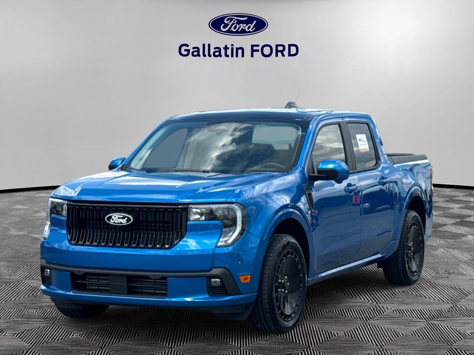 Velocity Blue 2025 Ford Maverick Pickup Truck All-Wheel Drive 7-Speed Automatic