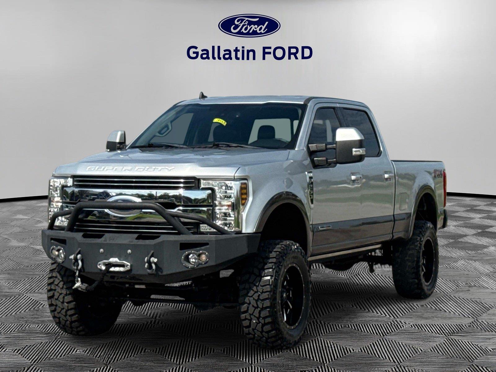 Ingot Silver Metallic 2019 Ford F-250 Super Duty Pickup Truck Four-Wheel Drive 6-Speed Automatic