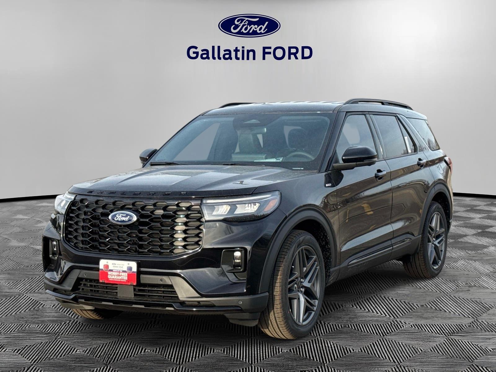 Agate Black Metallic 2026 Ford Explorer SUV / Crossover Rear-Wheel Drive Automatic