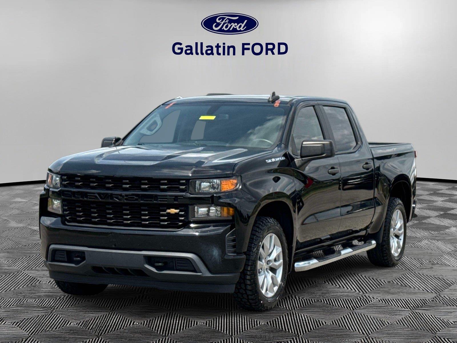 Black 2020 Chevrolet Silverado 1500 Pickup Truck 4X2 8-Speed Automatic
