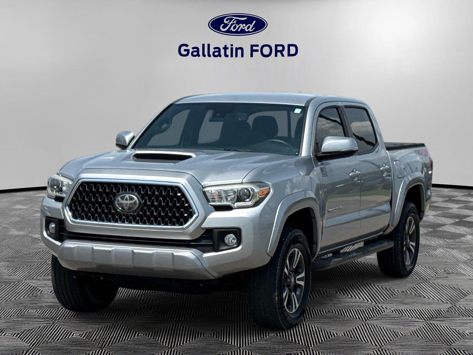 Silver Sky Metallic 2018 Toyota Tacoma Pickup Truck Four-Wheel Drive 6-Speed Automatic