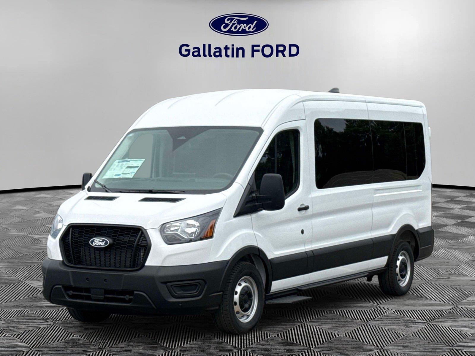 Oxford White 2026 Ford Transit Passenger Van Rear-Wheel Drive 