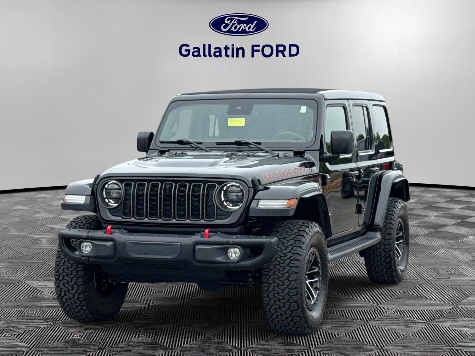 Black Clearcoat 2024 Jeep Wrangler SUV / Crossover Four-Wheel Drive 8-Speed Automatic