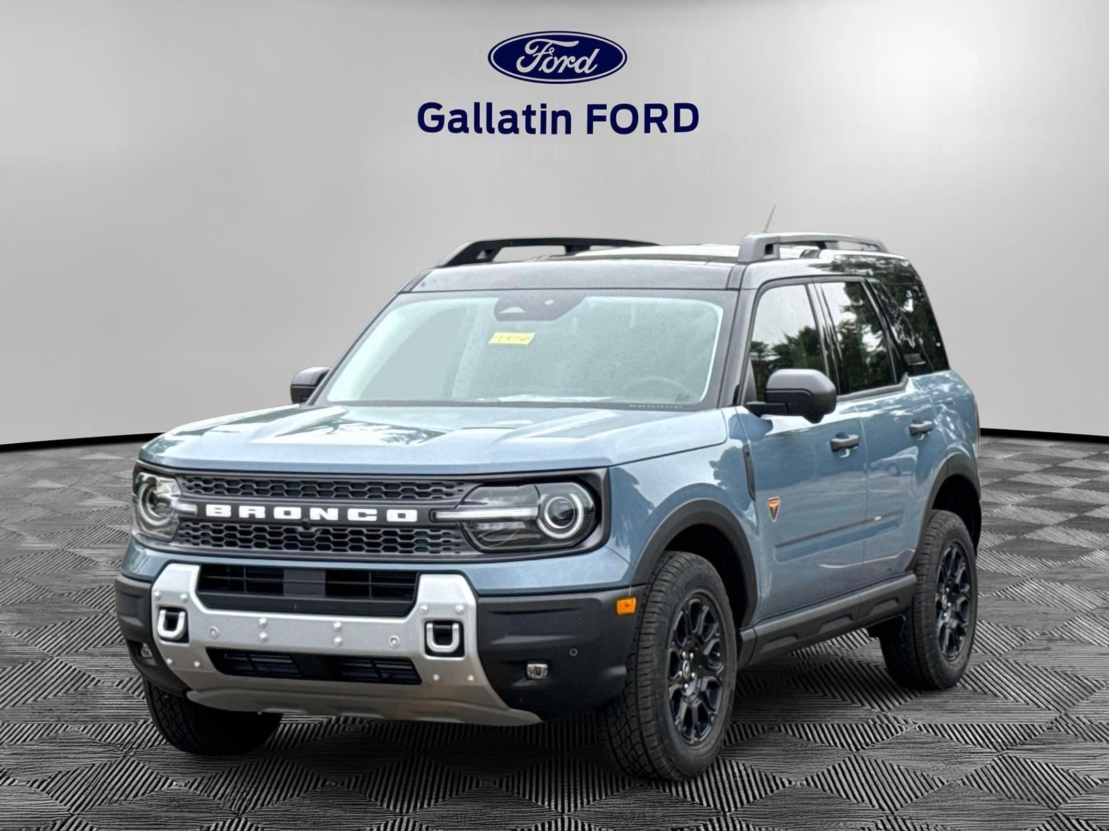 Blue (Azure Gray Metallic Tri-Coat) 2026 Ford Bronco Sport SUV / Crossover All-Wheel Drive 8-Speed Automatic