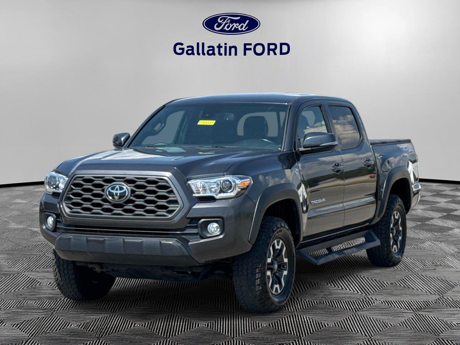 Magnetic Gray Metallic 2022 Toyota Tacoma Pickup Truck Four-Wheel Drive 6-Speed Automatic