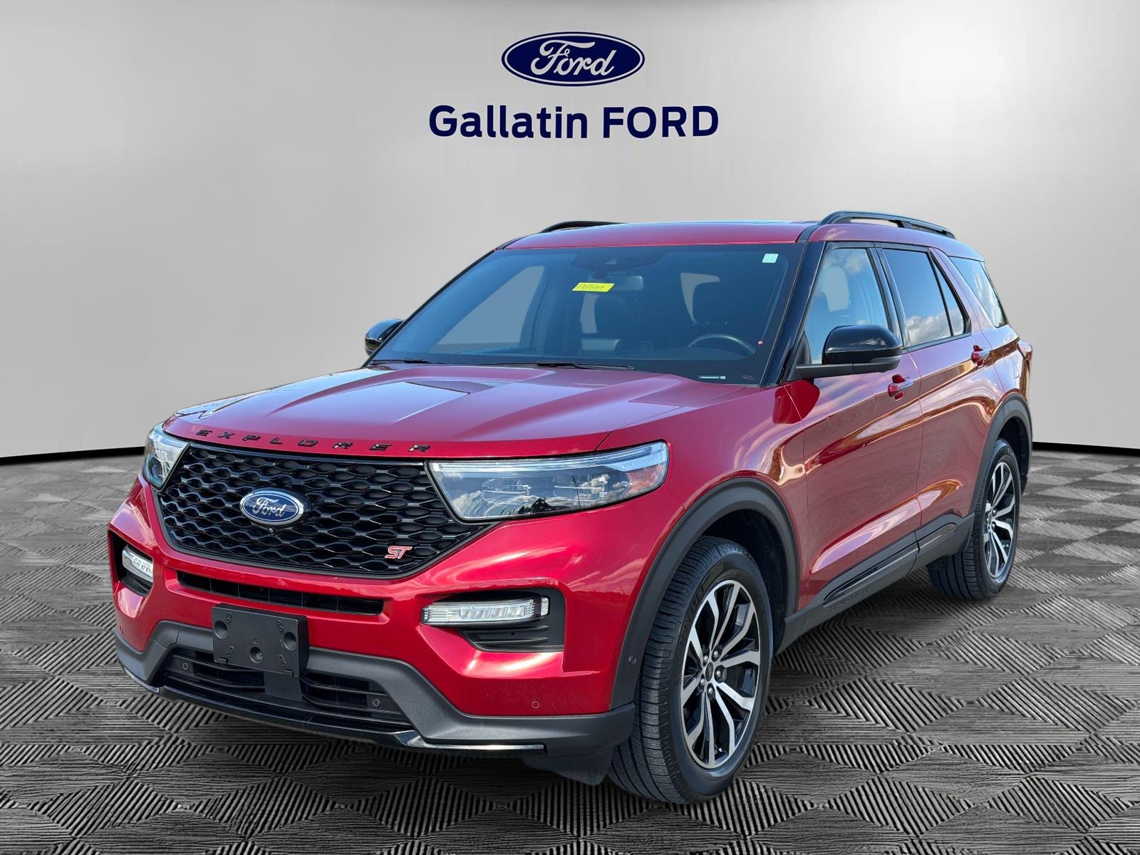 Rapid Red Metallic Tinted Clearcoat 2020 Ford Explorer SUV / Crossover All-Wheel Drive Automatic