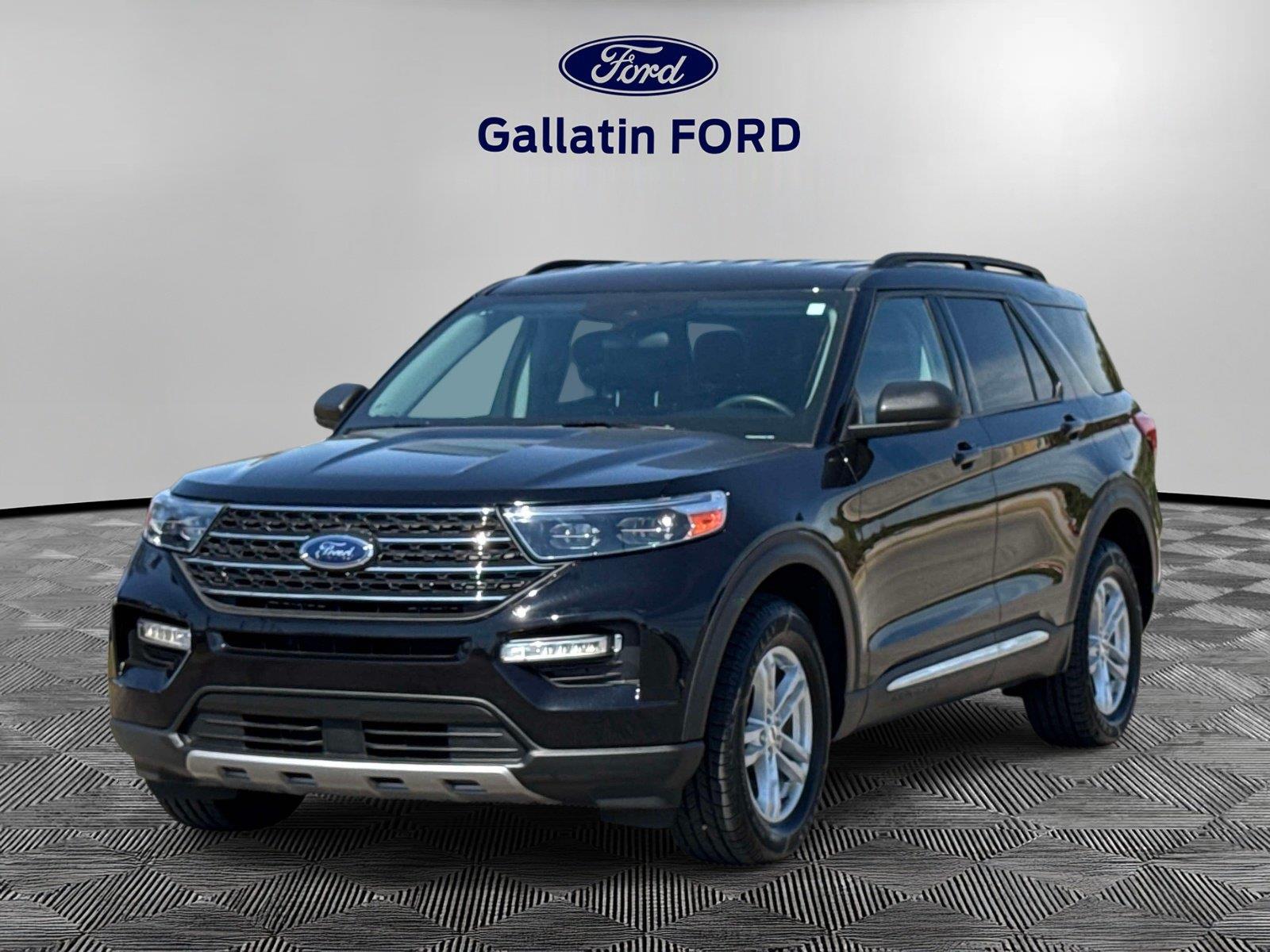 Agate Black 2023 Ford Explorer SUV / Crossover All-Wheel Drive Automatic