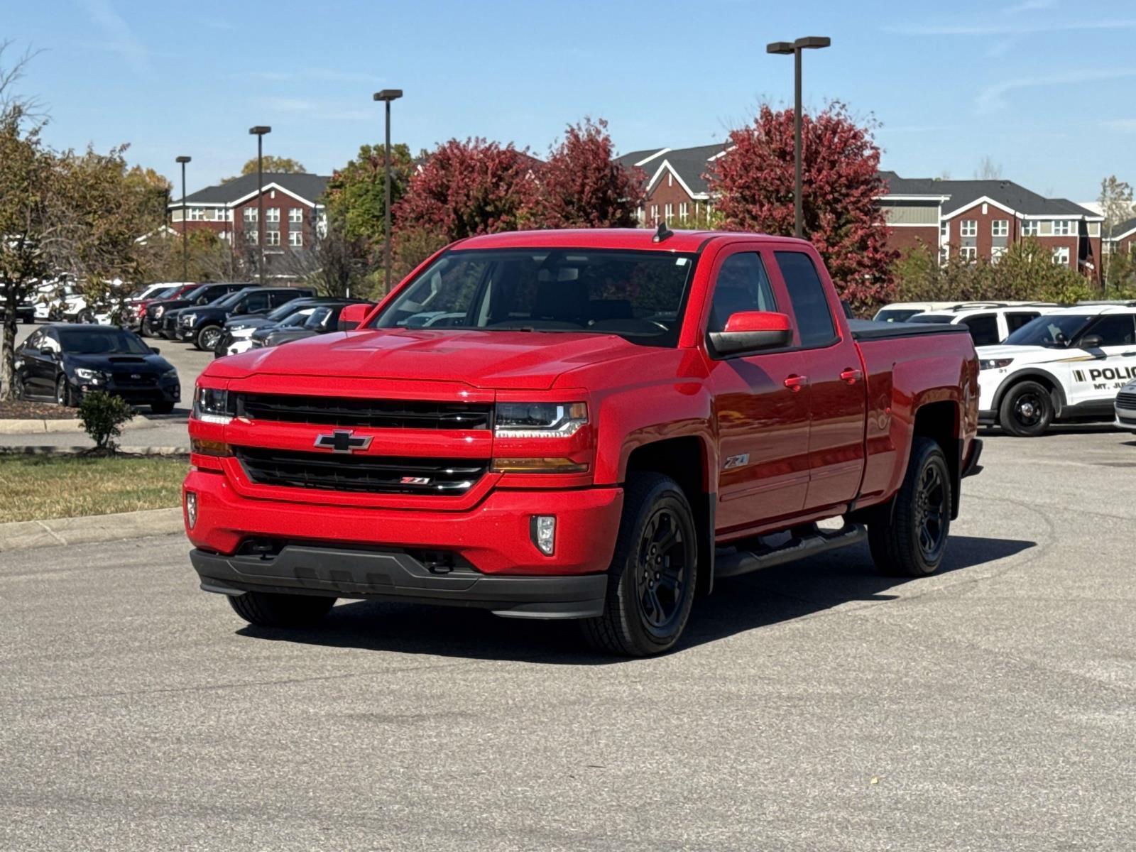 Red Hot 2019 Chevrolet Silverado 1500 Pickup Truck Four-Wheel Drive 6-Speed Automatic