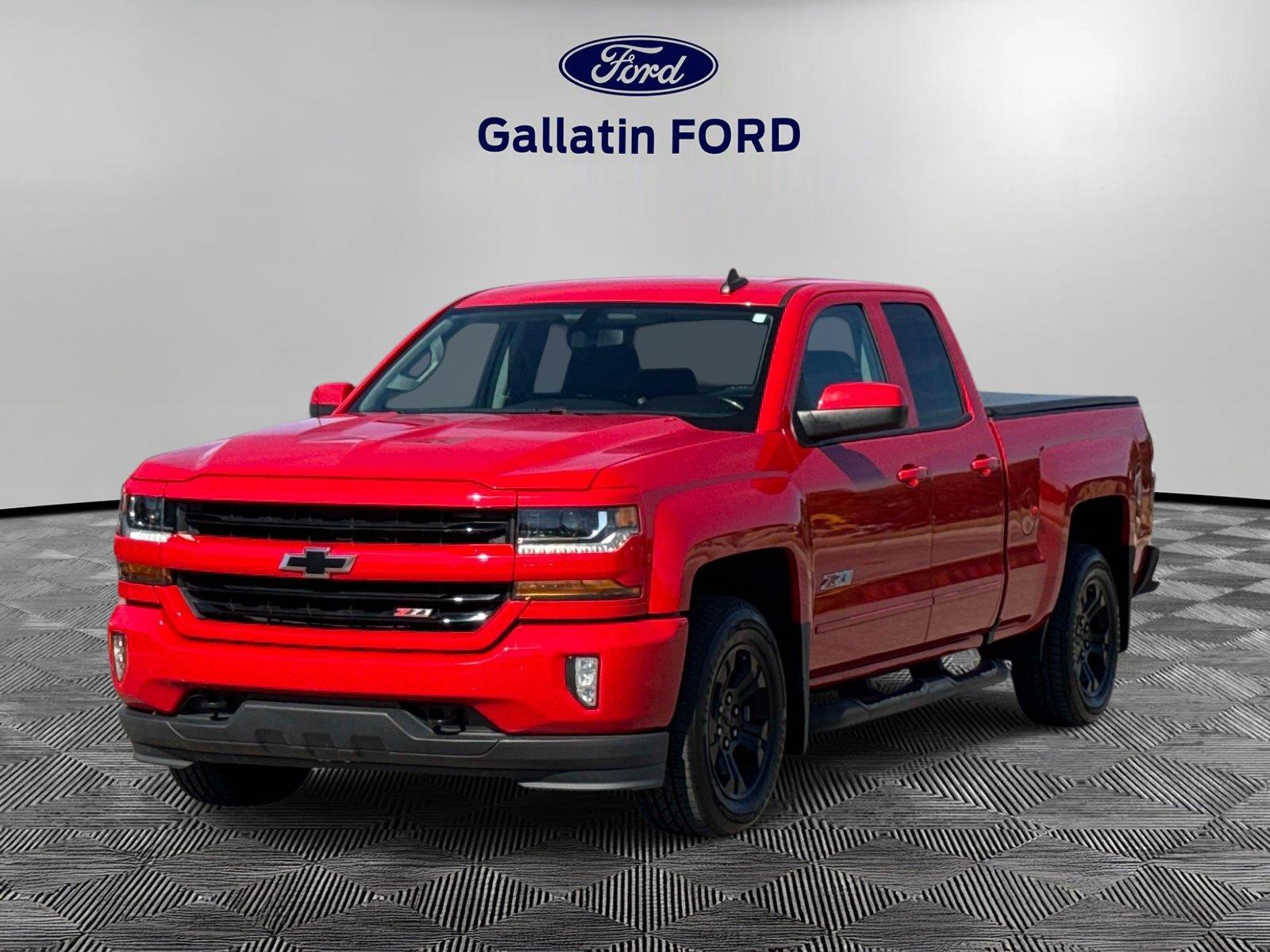 Red Hot 2019 Chevrolet Silverado 1500 Pickup Truck Four-Wheel Drive 6-Speed Automatic