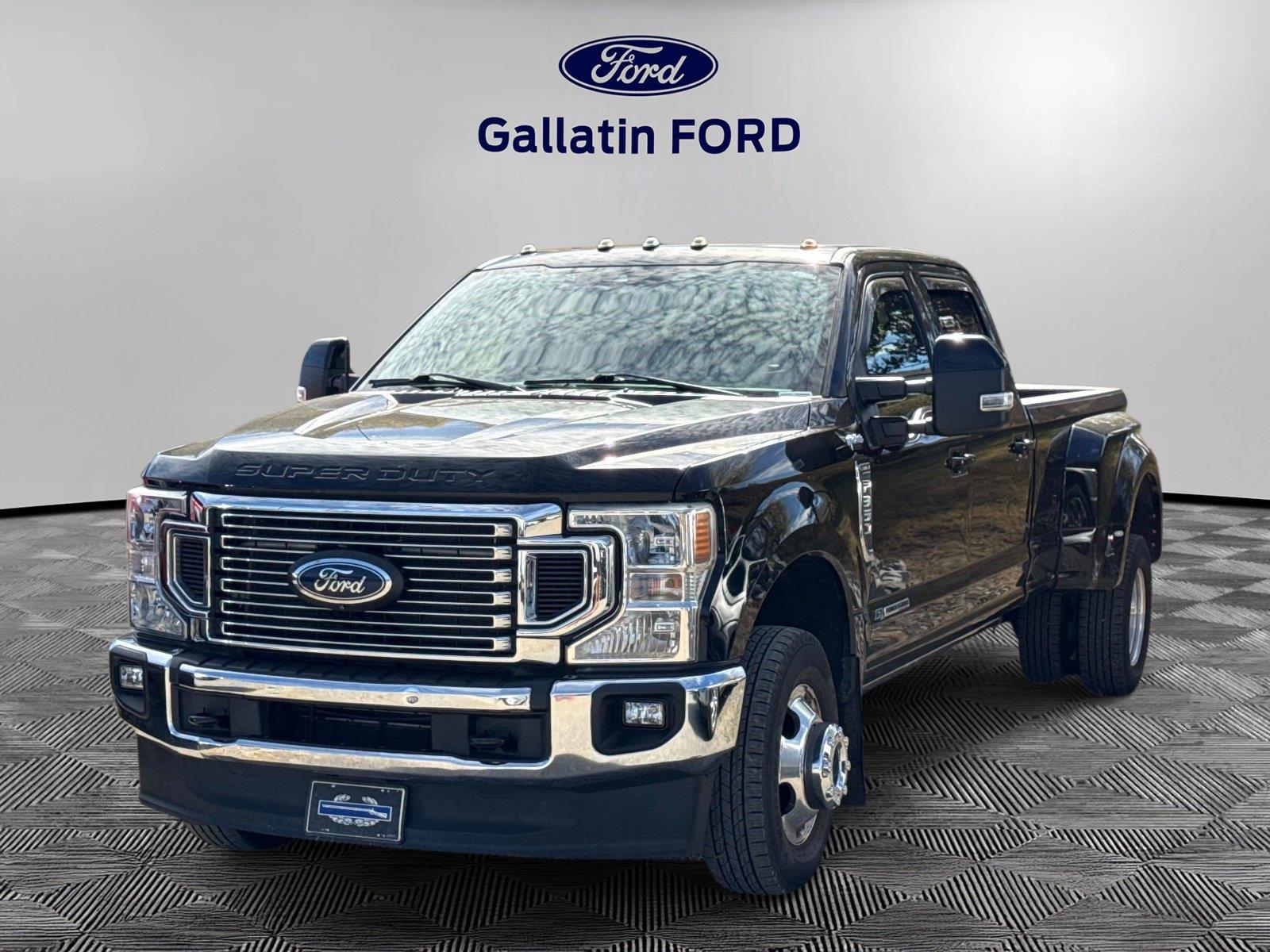 Agate Black 2021 Ford F-350 Super Duty Pickup Truck Four-Wheel Drive Automatic