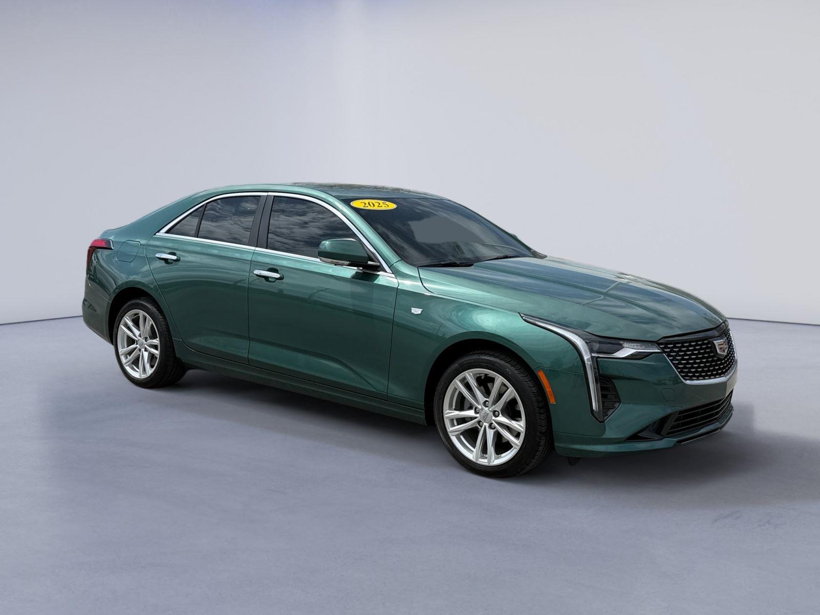 Typhoon Metallic 2025 Cadillac CT4 Luxury AWD Sedan All-Wheel Drive 8-Speed Automatic