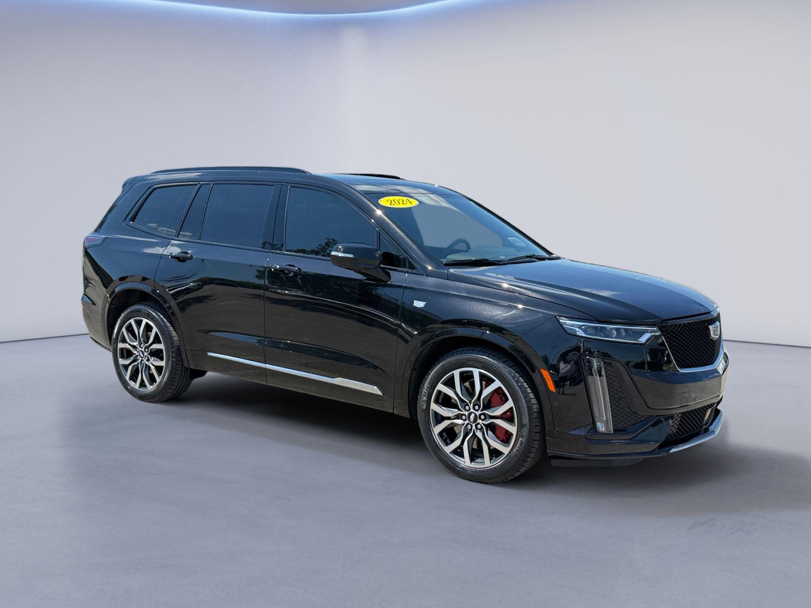 Stellar Black Metallic 2024 Cadillac XT6 Sport AWD SUV / Crossover Four-Wheel Drive 9-Speed Automatic