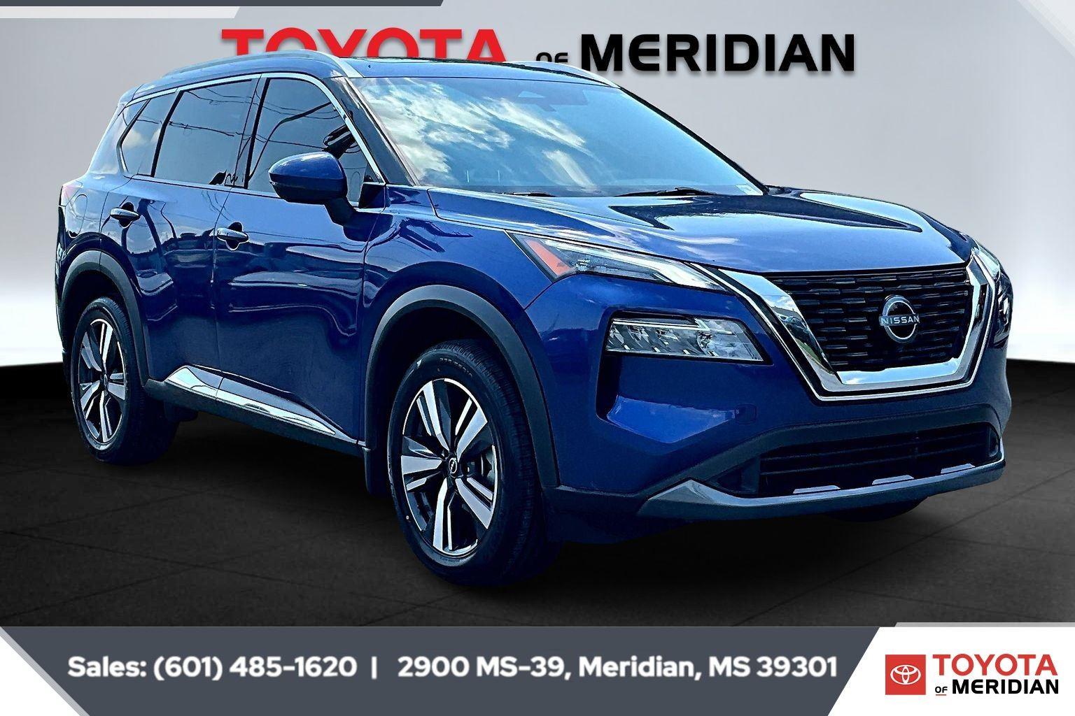 Caspian Blue Metallic 2023 Nissan Rogue SL FWD SUV / Crossover Front-Wheel Drive Continuously Variable Transmission