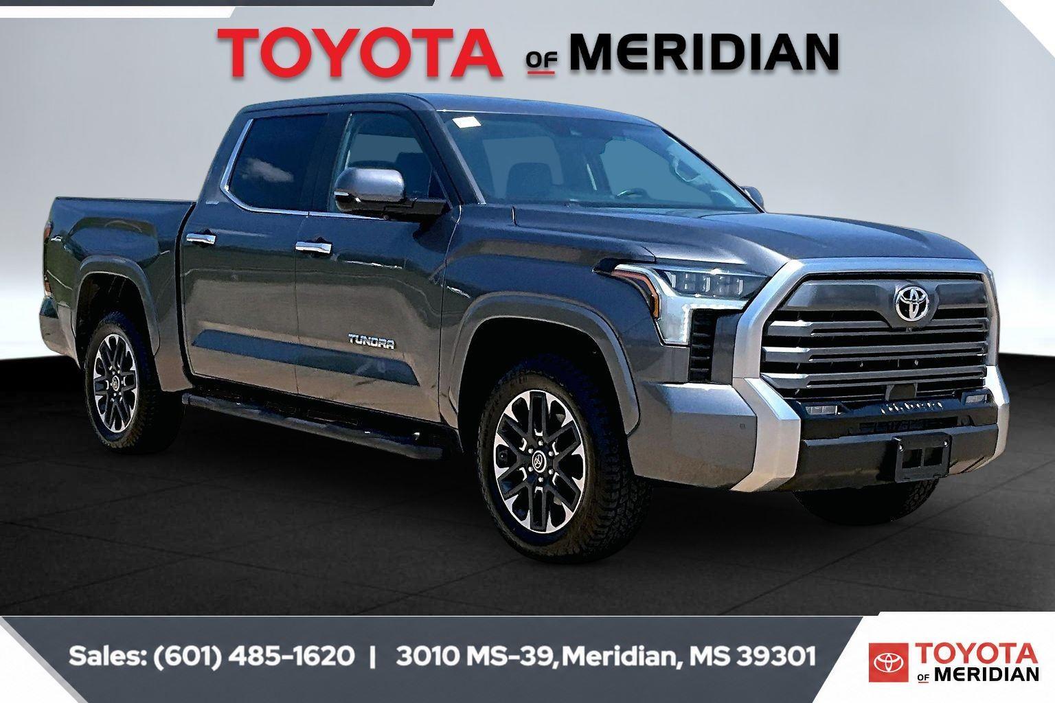 Magnetic Gray Metallic 2024 Toyota Tundra Limited CrewMax Cab 4WD Pickup Truck Four-Wheel Drive Automatic