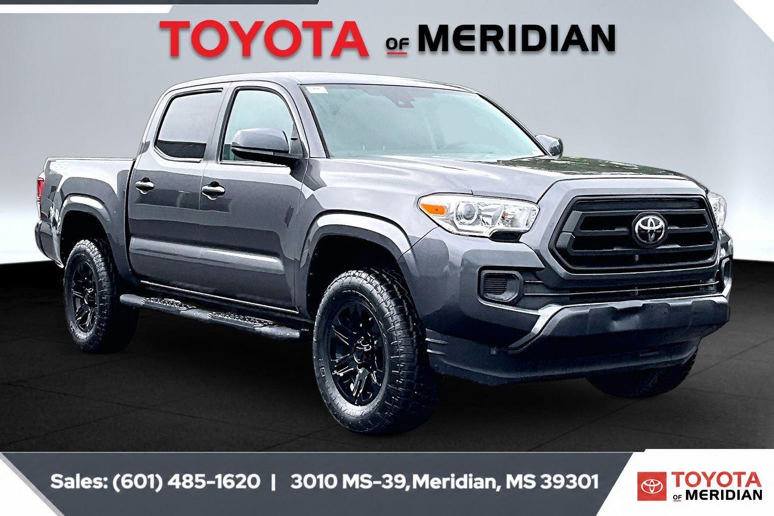 Magnetic Gray Metallic 2021 Toyota Tacoma SR I4 Double Cab RWD Pickup Truck 4X2 Automatic