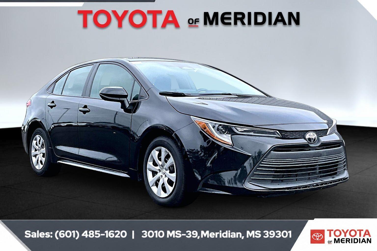 Midnight Black Metallic 2024 Toyota Corolla Sedan Front-Wheel Drive Continuously Variable Transmission