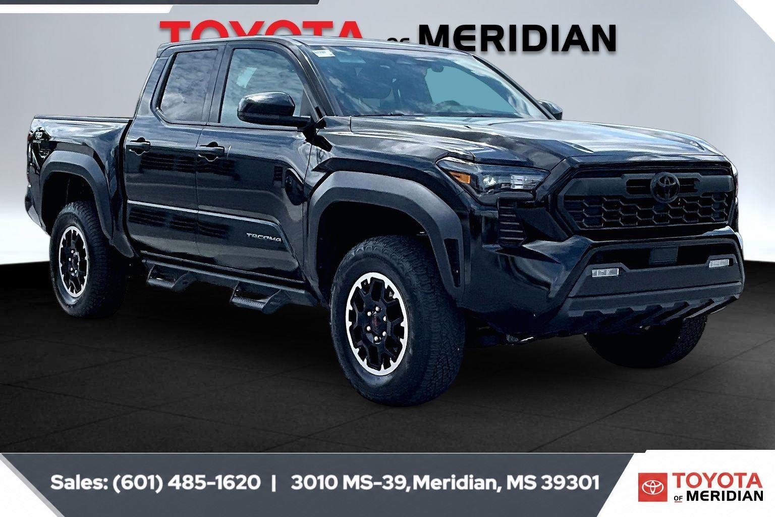 Black 2025 Toyota Tacoma Pickup Truck Four-Wheel Drive 8-Speed Automatic