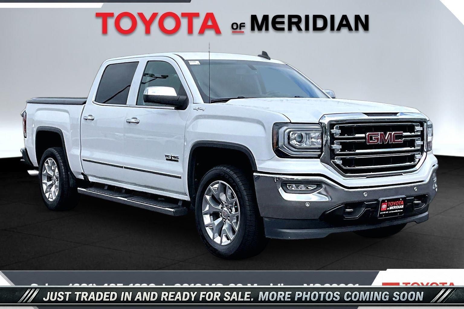 White Frost Tricoat 2018 GMC Sierra 1500 Pickup Truck Four-Wheel Drive 6-Speed Automatic
