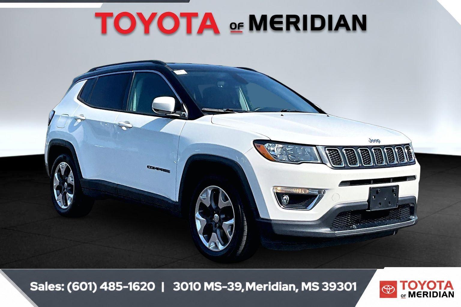 White Clearcoat 2019 Jeep Compass SUV / Crossover Front-Wheel Drive 6-Speed Automatic