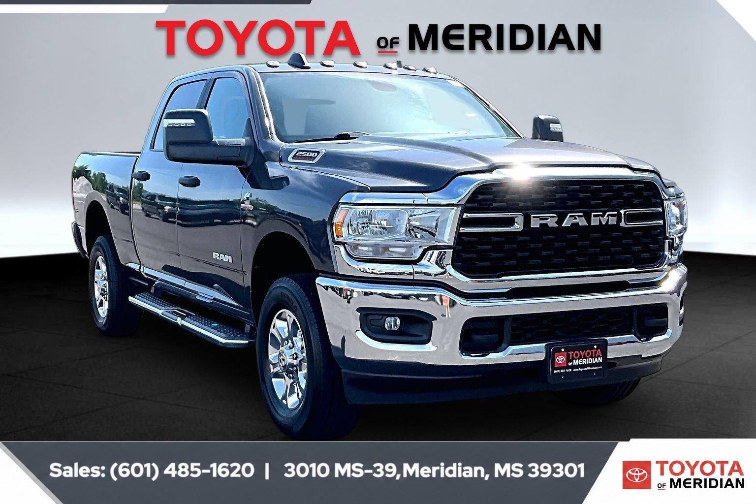 Gray (Granite Crystal Metallic Clearcoat) 2023 RAM 2500 Pickup Truck Four-Wheel Drive 6-Speed Automatic