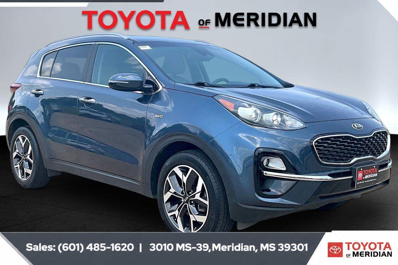 Pacific Blue 2021 Kia Sportage SUV / Crossover All-Wheel Drive 6-Speed Automatic
