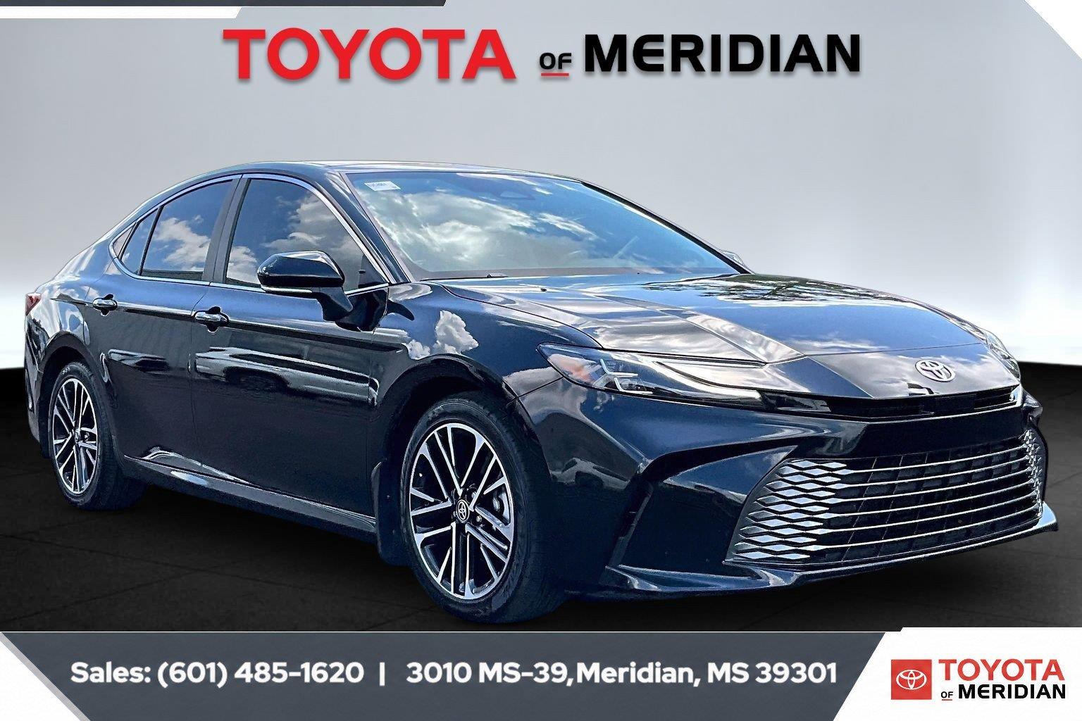 Midnight Black Metallic 2025 Toyota Camry Sedan Front-Wheel Drive Continuously Variable Transmission