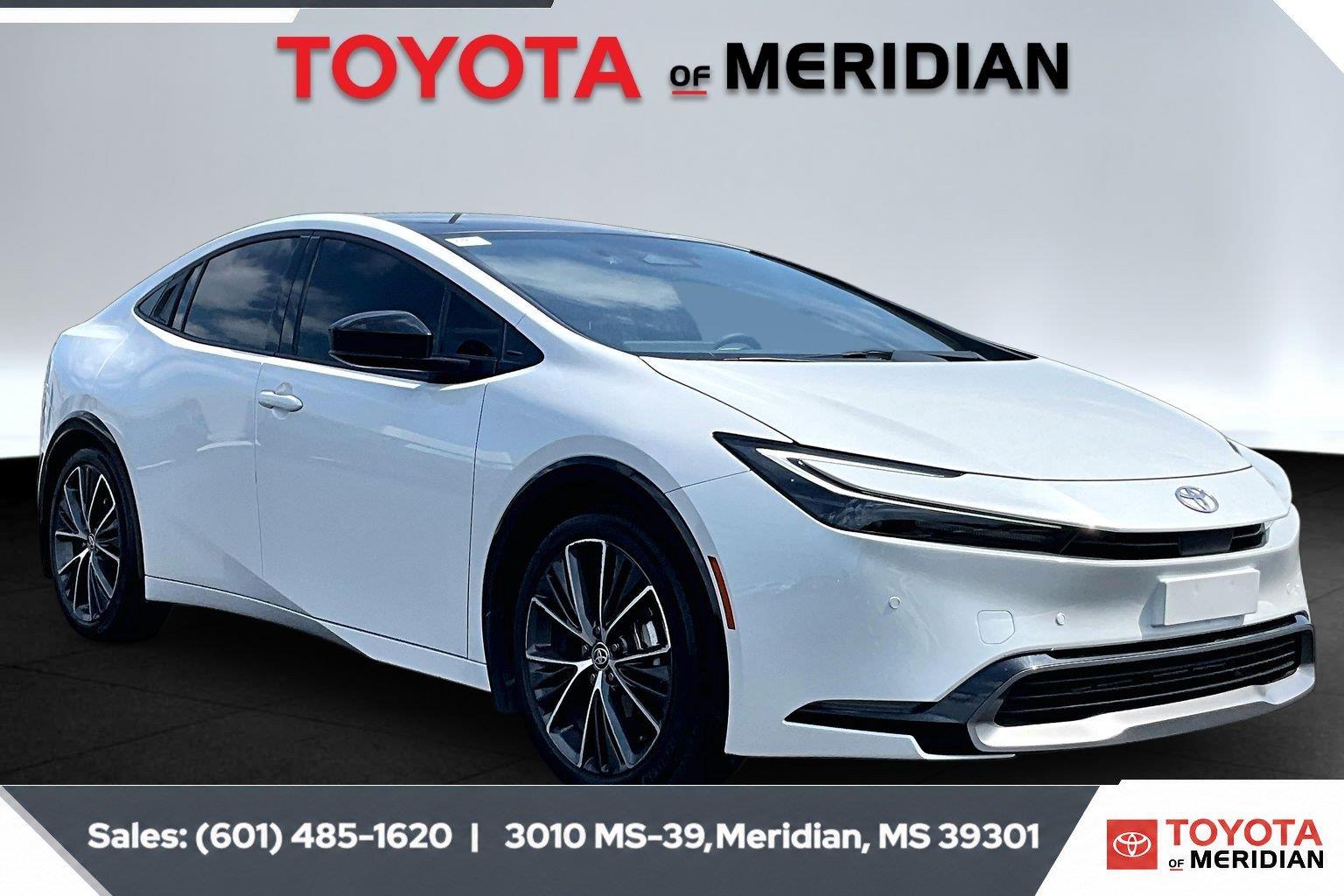 White (Wind Chill Pearl) 2024 Toyota Prius Hatchback Front-Wheel Drive Continuously Variable Transmission