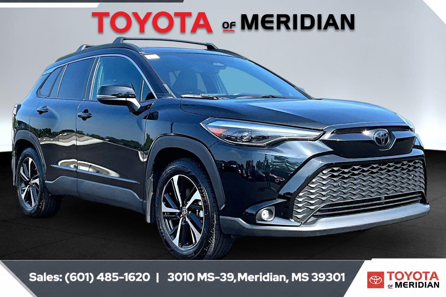 Jet Black 2025 Toyota Corolla Cross Hybrid SUV / Crossover All-Wheel Drive Continuously Variable Transmission
