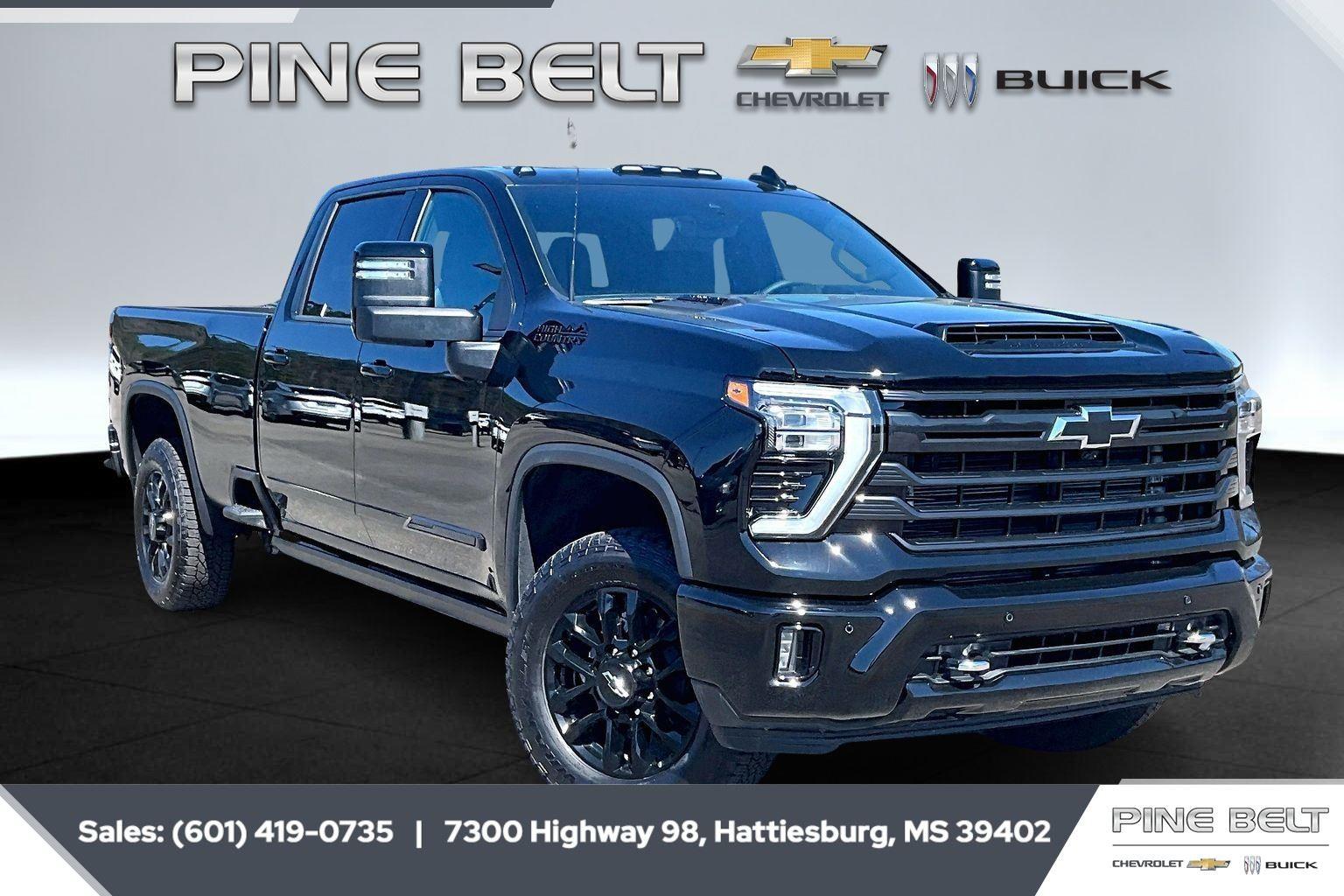 Black 2026 Chevrolet Silverado 3500HD Pickup Truck Four-Wheel Drive Automatic