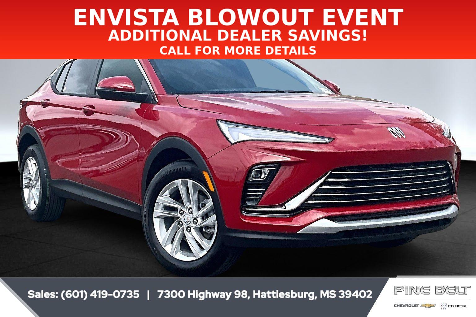 Brilliant Red 2026 Buick Envista Preferred FWD SUV / Crossover Front-Wheel Drive 6-Speed Automatic