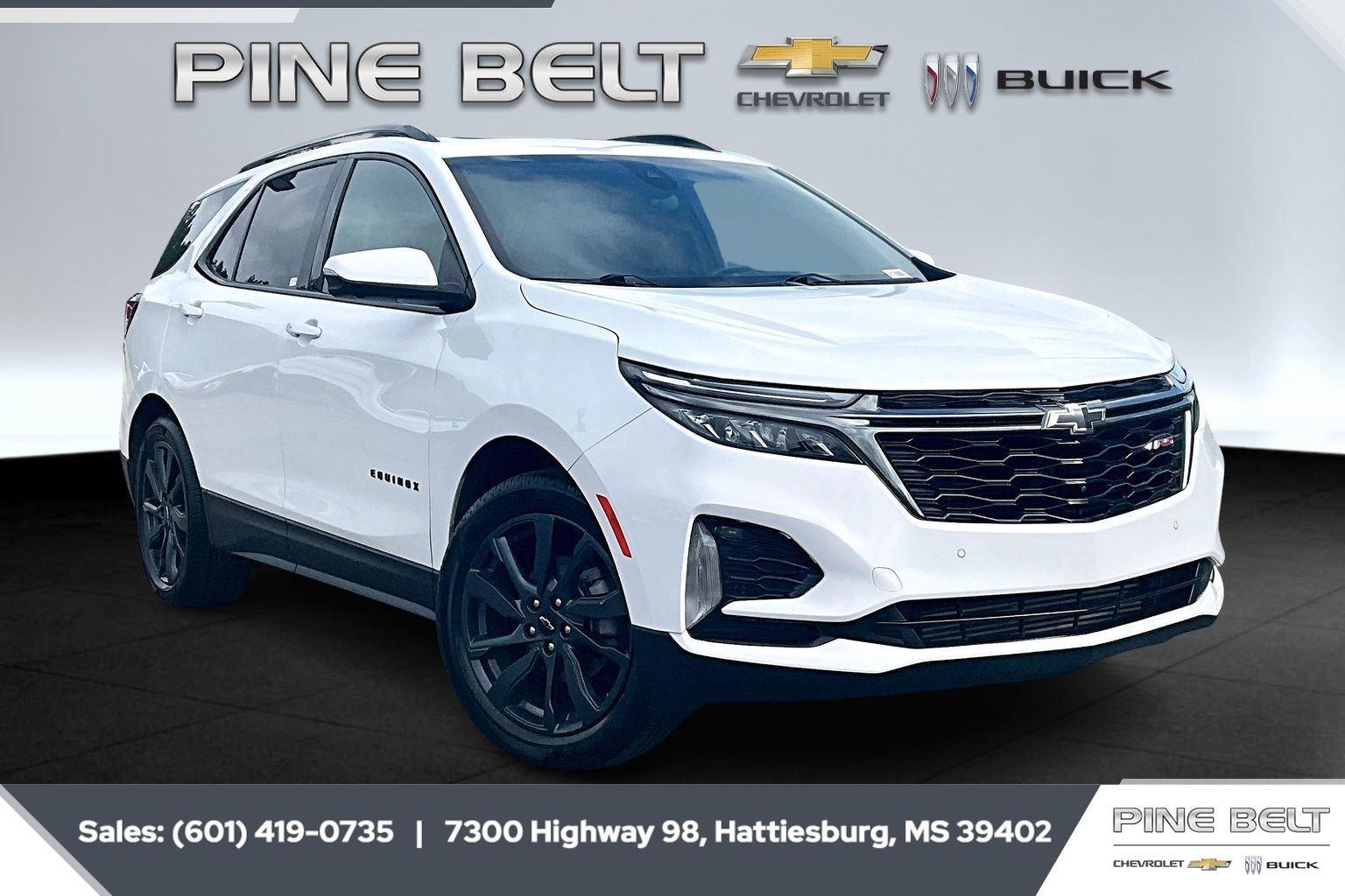 Summit White 2023 Chevrolet Equinox RS with 1RS FWD SUV / Crossover Front-Wheel Drive 6-Speed Automatic Overdrive