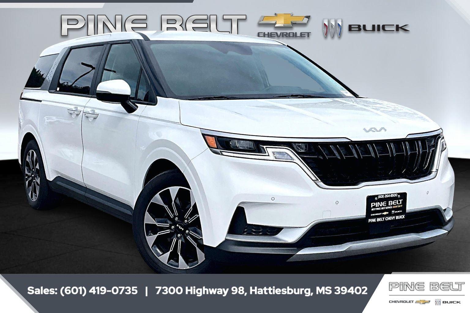 Snow White Pearl 2024 Kia Carnival EX FWD Minivan Front-Wheel Drive 8-Speed Automatic