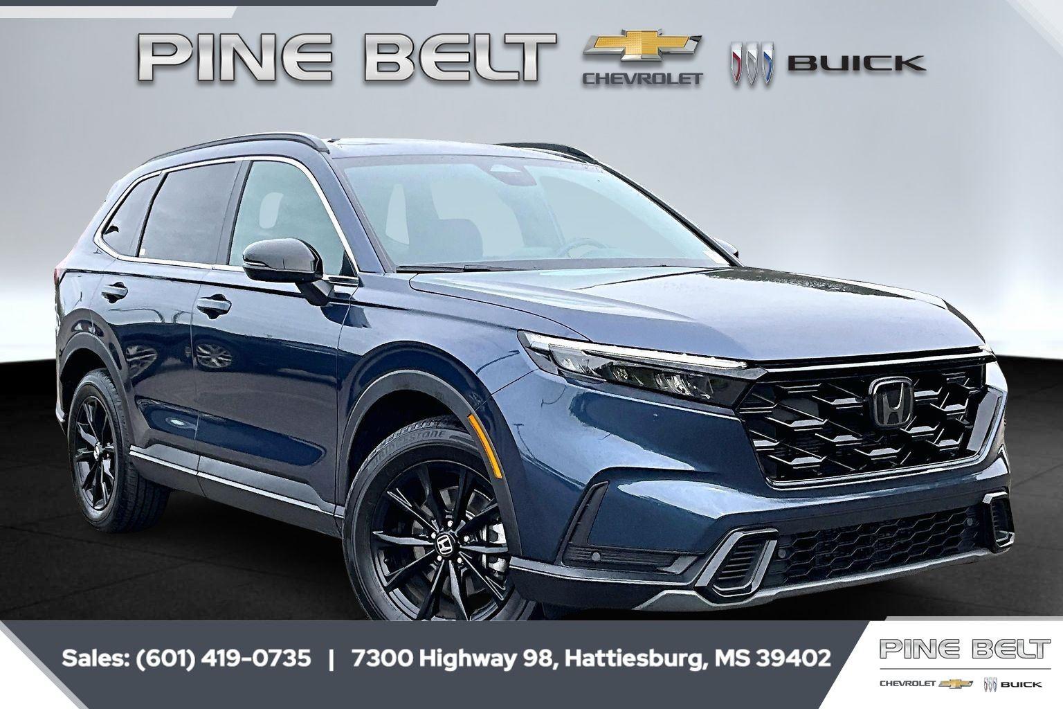 Canyon River Blue Metallic 2025 Honda CR-V Hybrid Sport-L AWD SUV / Crossover All-Wheel Drive 1-Speed Dual Clutch