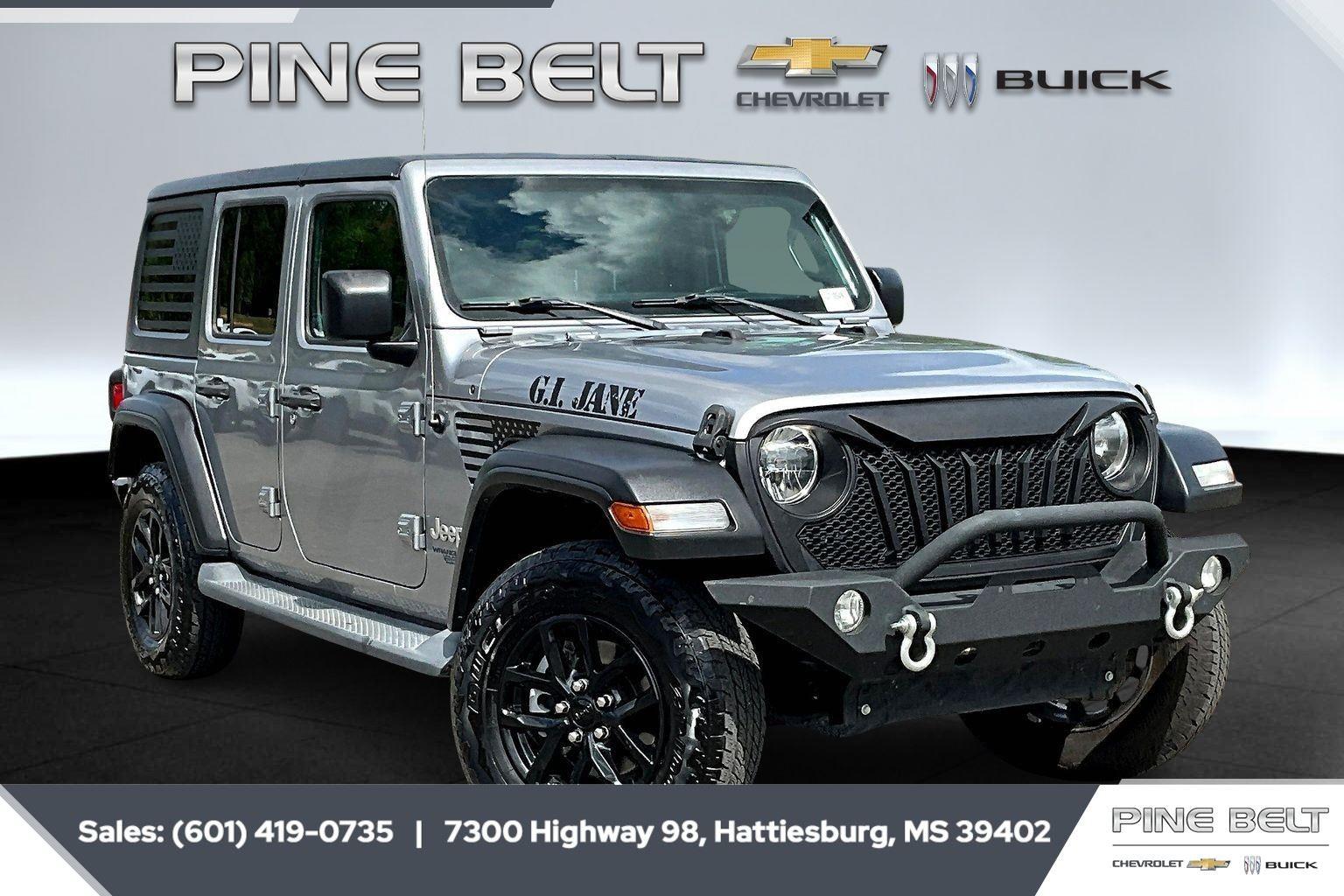 Billet Silver Metallic Clearcoat 2020 Jeep Wrangler Unlimited Sport S 4WD SUV / Crossover Four-Wheel Drive 8-Speed Automatic
