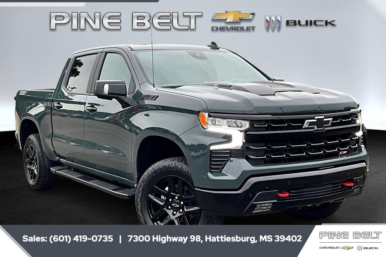 Cypress Gray 2026 Chevrolet Silverado 1500 Pickup Truck Four-Wheel Drive Automatic