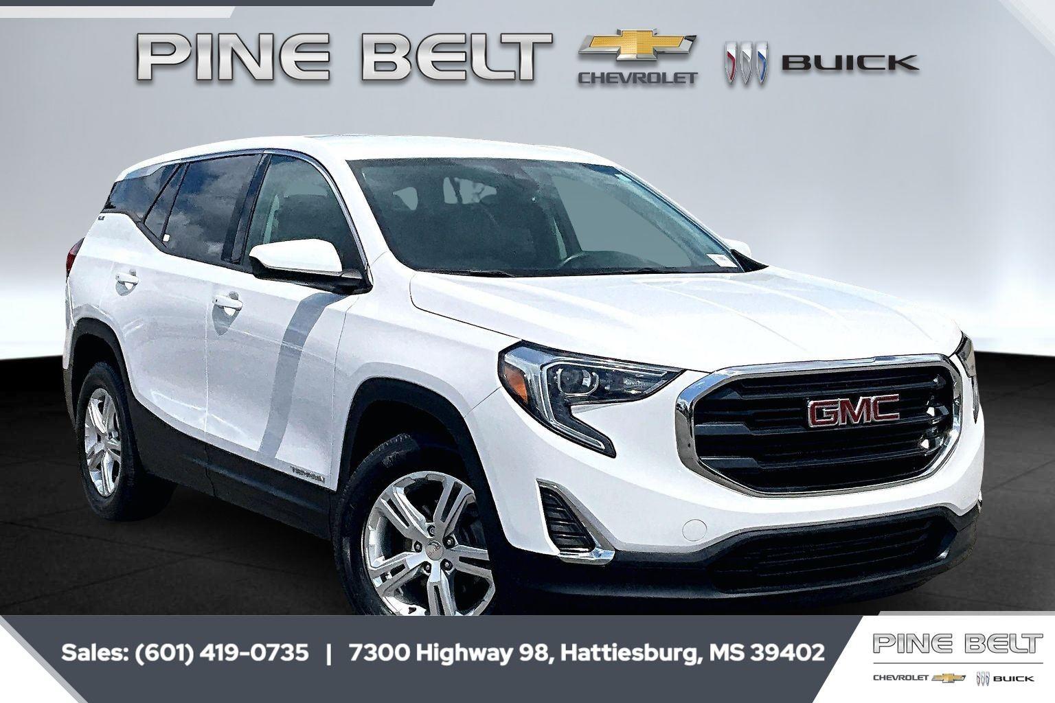 Summit White 2020 GMC Terrain SLE FWD SUV / Crossover Front-Wheel Drive 9-Speed Automatic Overdrive