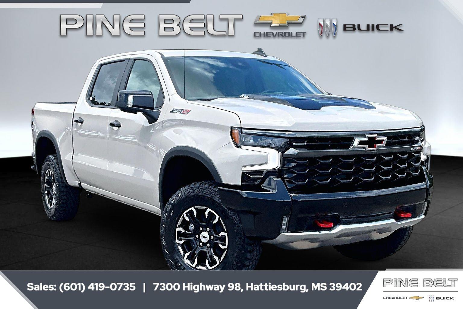 White Sands 2026 Chevrolet Silverado 1500 ZR2 Crew Cab 4WD Pickup Truck Four-Wheel Drive Automatic