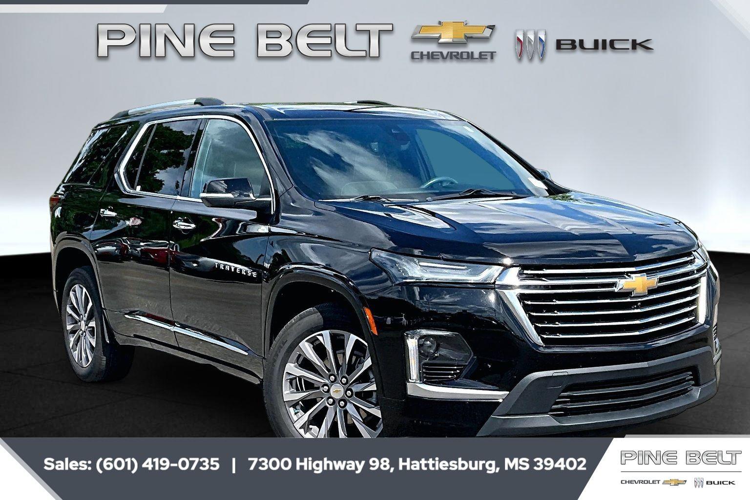 Mosaic Black Metallic 2022 Chevrolet Traverse Premier FWD SUV / Crossover Front-Wheel Drive 9-Speed Automatic
